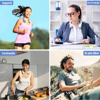 BrisaGo® - Ventilador de Cuello Portátil